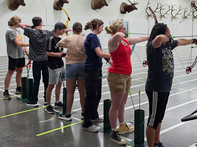 Indoor range practice